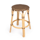 Tobias 24 in. Seat Height Round Rattan Backless Counter Stool by Butler Specialty Company