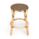 Tobias 24 in. Seat Height Round Rattan Backless Counter Stool by Butler Specialty Company