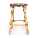 Tobias 24 in. Seat Height Round Rattan Backless Counter Stool by Butler Specialty Company