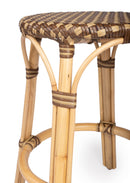 Tobias 24 in. Seat Height Round Rattan Backless Counter Stool by Butler Specialty Company