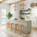 Tobias 24 in. Seat Height Round Rattan Backless Counter Stool by Butler Specialty Company