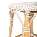 Tobias 24 in. Seat Height Round Rattan Backless Counter Stool by Butler Specialty Company