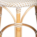 Tobias 24 in. Seat Height Round Rattan Backless Counter Stool by Butler Specialty Company