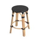 Tobias 24 in. Seat Height Round Rattan Backless Counter Stool by Butler Specialty Company