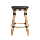 Tobias 24 in. Seat Height Round Rattan Backless Counter Stool by Butler Specialty Company