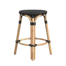 Tobias 24 in. Seat Height Round Rattan Backless Counter Stool by Butler Specialty Company