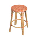 Tobias 24 in. Seat Height Round Rattan Backless Counter Stool by Butler Specialty Company