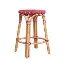 Tobias 24 in. Seat Height Round Rattan Backless Counter Stool by Butler Specialty Company