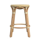 Tobias 24 in. Seat Height Round Rattan Backless Counter Stool by Butler Specialty Company