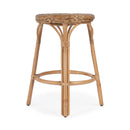 Tobias 24 in. Seat Height Round Rattan Backless Counter Stool by Butler Specialty Company