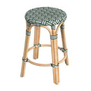 Tobias 24 in. Seat Height Round Rattan Backless Counter Stool by Butler Specialty Company
