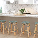 Tobias 24 in. Seat Height Round Rattan Backless Counter Stool by Butler Specialty Company