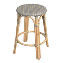 Tobias 24 in. Seat Height Round Rattan Backless Counter Stool by Butler Specialty Company