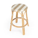 Tobias 24 in. Seat Height Round Rattan Backless Counter Stool by Butler Specialty Company