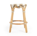 Tobias 24 in. Seat Height Round Rattan Backless Counter Stool by Butler Specialty Company
