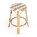 Tobias 24 in. Seat Height Round Rattan Backless Counter Stool by Butler Specialty Company