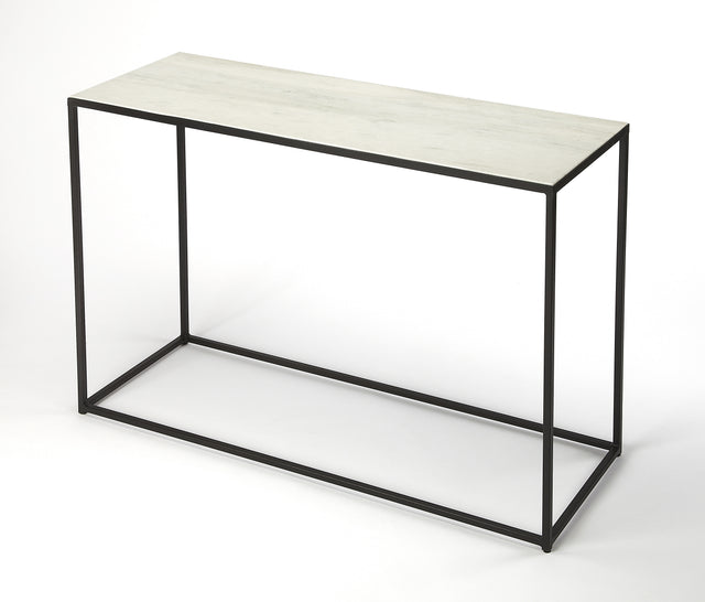 Phinney 43.5 in. W Rectangular Marble & Metal Console Table by Butler Specialty Company
