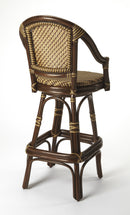 Renata 29.75 in. Seat Height Rattan Bar Stool with Back by Butler Specialty Company