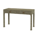 Chatham 47 in. W Rectangular Raffia and Wood 2 Drawer Desk by Butler Specialty Company