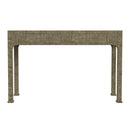 Chatham 47 in. W Rectangular Raffia and Wood 2 Drawer Desk by Butler Specialty Company