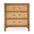 Mesa 25 in. W Rectangular Cane and Solid Wood  3 Drawer Nightstand by Butler Specialty Company
