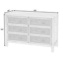 Mesa 44 in. W Cane and Wood 6 Drawer Dresser by Butler Specialty Company