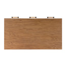 Mesa 48 in. W Rectangular Cane and Wood 3 Drawer Writing Desk by Butler Specialty Company