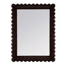 Flora 30 in. W x 40 in. H Rectangular Rattan Scalloped Edge Wall Mirror by Butler Specialty Company