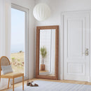 Gloucester 32.25 in. W x 70.5 in. H Rectangular Woven Water Hyacinth Floor Mirror by Butler Specialty Company