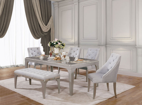 DIOCLES 6 Piece Dining Table Set with Bench