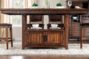 WICHITA 6 Piece Counter Height Table Set with Bench