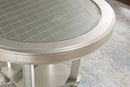 ADELINA 5 Piece Round Dining Table Set