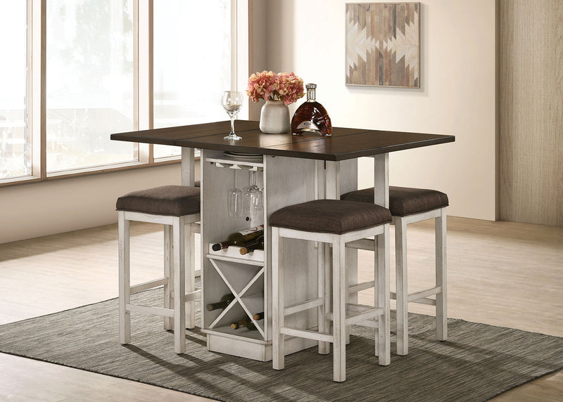 BINGHAM 5 Piece Counter Height Table Set