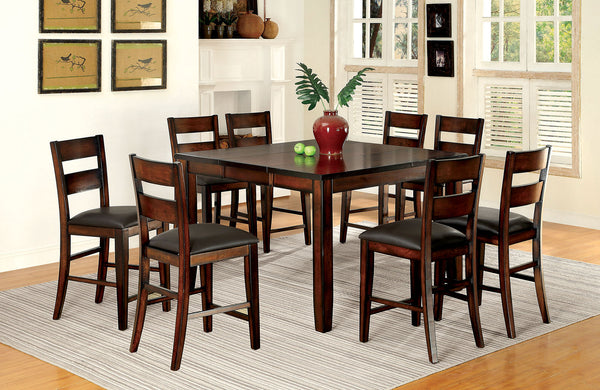 DICKINSON 9 Piece Counter Height Dining Table Set