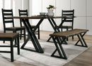 BARBARY 6 Piece Dining Table Set with Bench