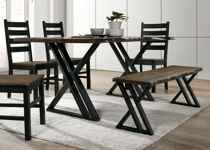 BARBARY 6 Piece Dining Table Set with Bench