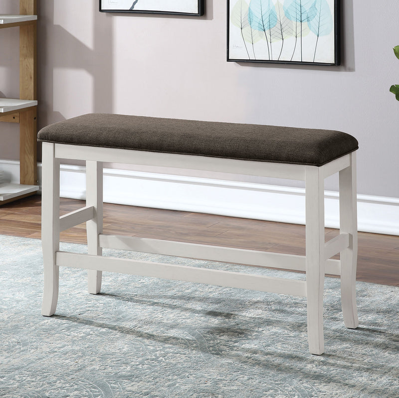 HEIDELBERG 4 Piece Counter Height Dining Table Set with Bench