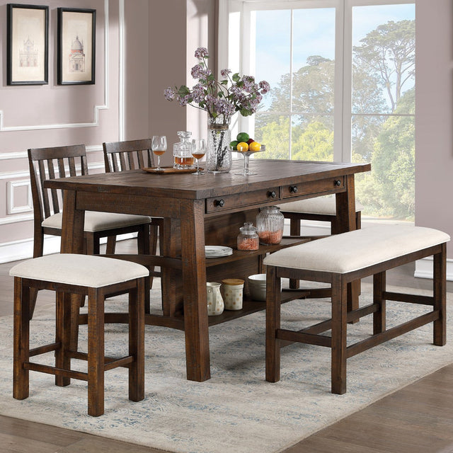 fredonia-6-pc-counter-height-table-set-w-2-pc-and-pbn-and-2-bc-dining-set