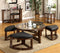 CRYSTAL COVE Coffee Table with 4 Stools