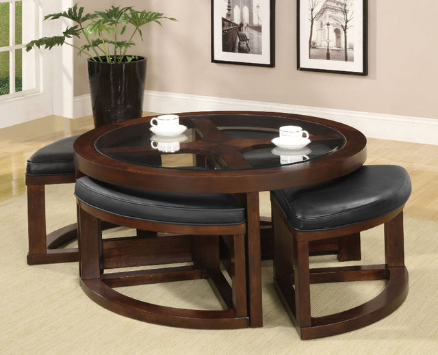 crystal-cove-ii-round-coffee-table-w-4-stools