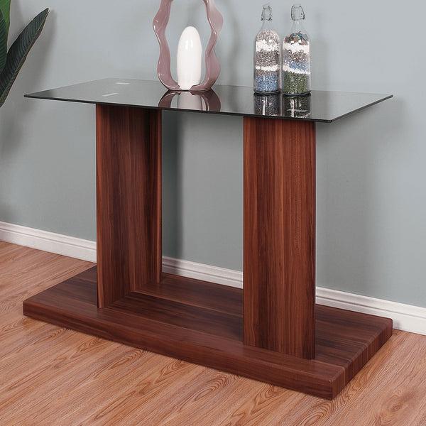 MANNEDORF Sofa Table in Dark Walnut
