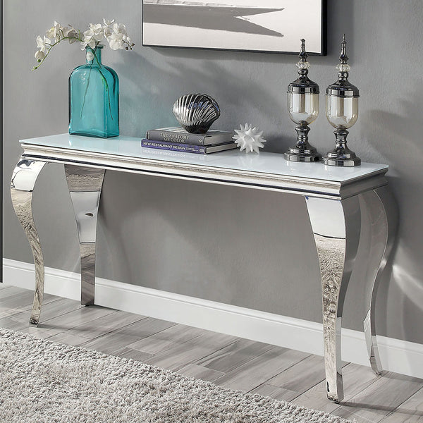 WETZIKON Sofa Table in White