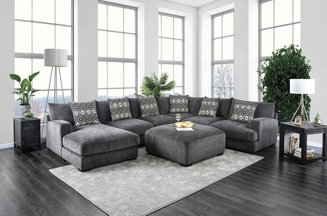 KAYLEE U-Shaped Sectional w/ Ottoman