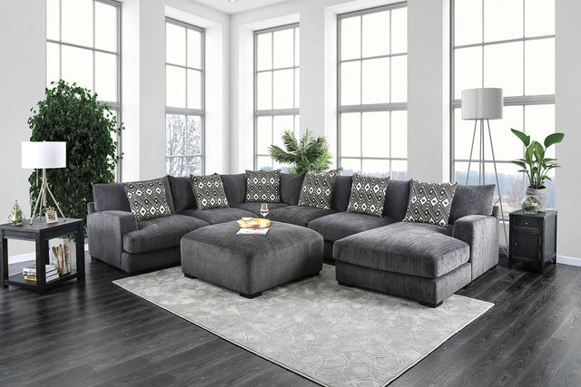 KAYLEE U-Shaped Sectional w/ Ottoman