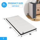 HOLLYHOCK 3" Tri-Fold Memory Foam Topper