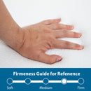 HOLLYHOCK 4" Tri-Fold Memory Foam Topper