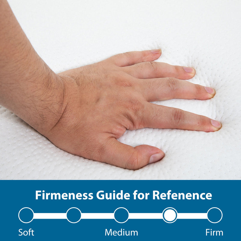 HOLLYHOCK 4" Tri-Fold Memory Foam Topper