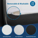 HOLLYHOCK 4" Tri-Fold Memory Foam Topper