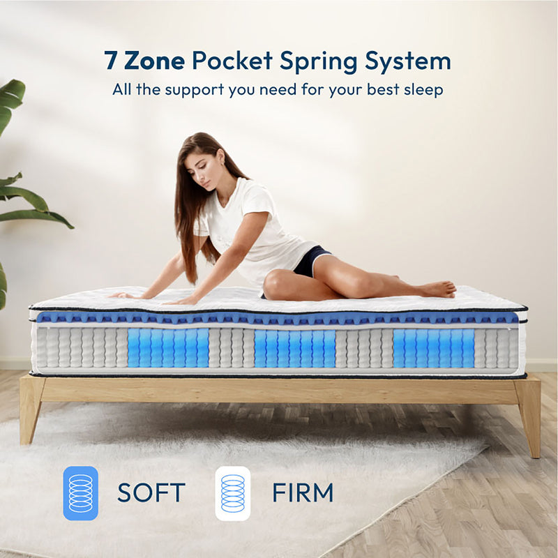 SALVIA 12" Euro Top Mattress