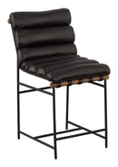 Fairfield Chair Luca Counter Stool in Black Leather (sku: F002-C7-K)